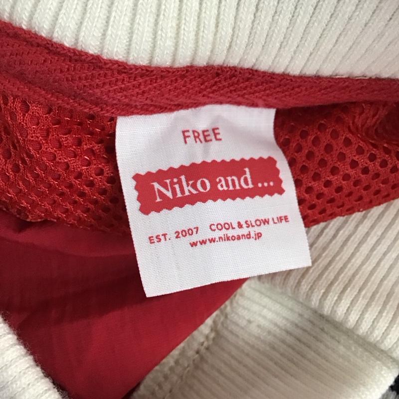 ニコアンド niko and... カットソー 長袖 M 無地 赤 / レッド / レディース USED 古着 中古 10120346