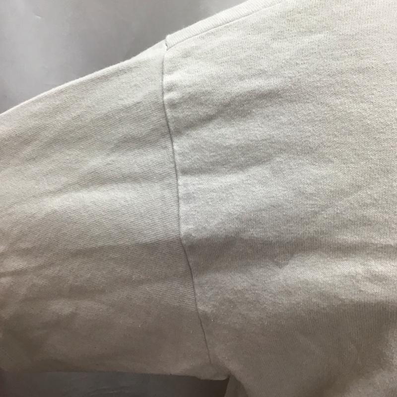 ハレ HARE Tシャツ 半袖 半袖カットソー プリントTシャツ クルーネックカットソー S ロゴ、文字 ベージュ / ベージュ /  メンズ USED 古着 中古 10113224