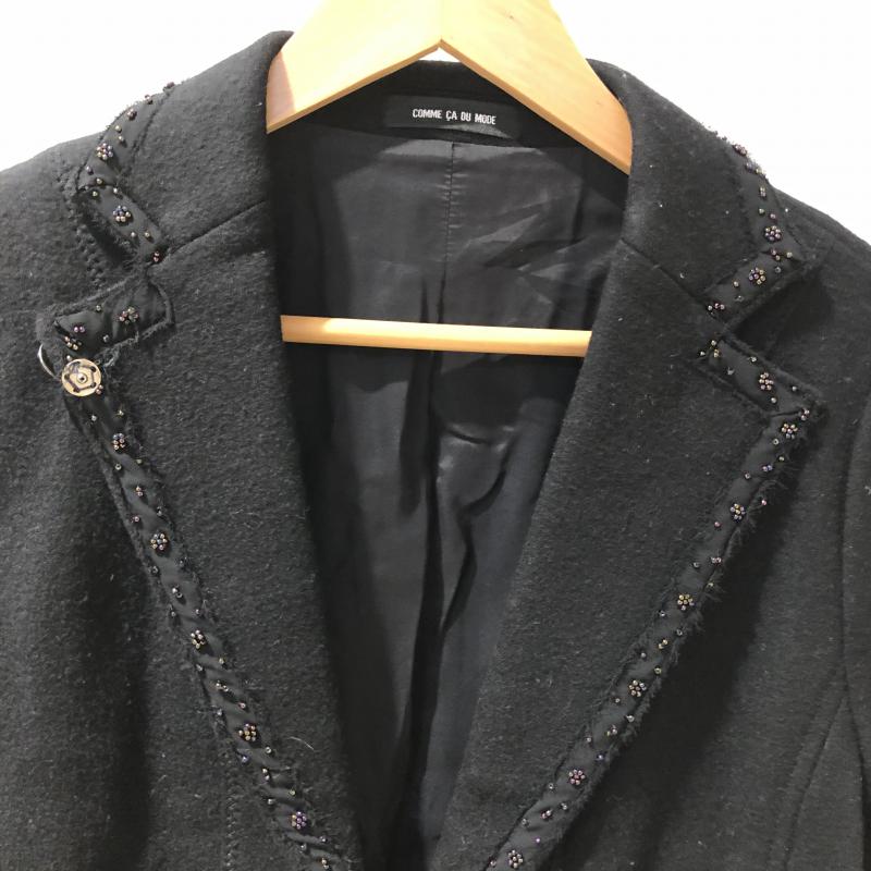 コムサデモード COMME CA DUMODE ジャケット、上着 ジャケット、ブレザー 無地 X 黒 / ブラック / レディース USED 古着 中古 10031399