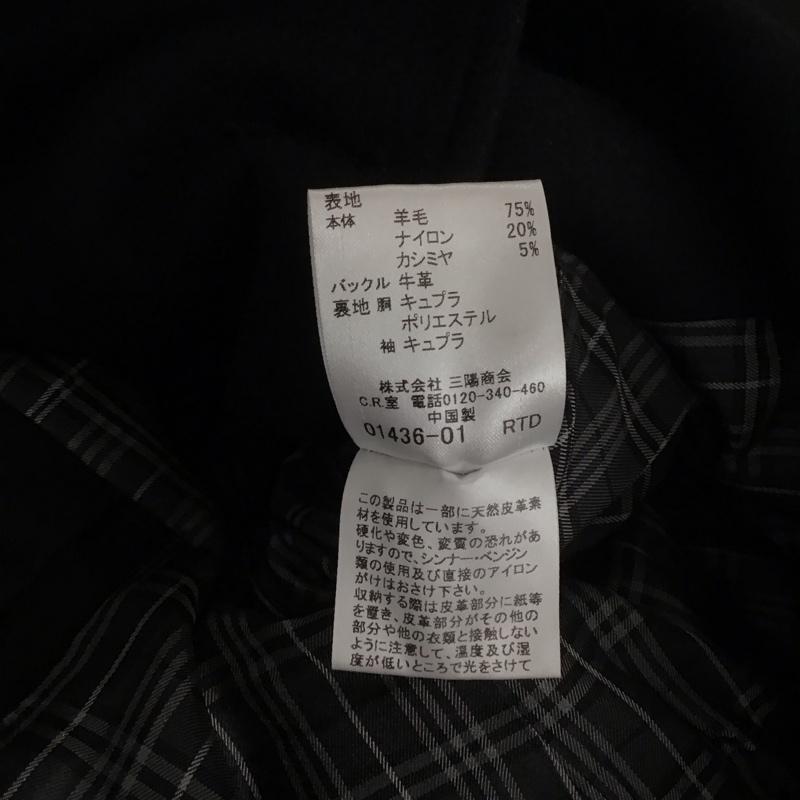 バーバリーブラックレーベル BURBERRY BLACK LABEL ジャケット、上着 ジャンパー、ブルゾン 長袖ロングコート アウター カジュアルジャケット M 無地 紺 / ネイビー / メンズ USED 古着 中古 10139705