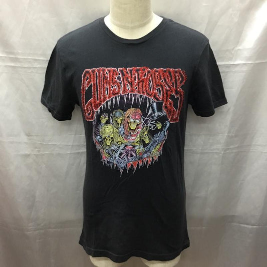 古着 USED Tシャツ 半袖 半袖カットソー プリントTシャツ クルーネックカットソー バンドTシャツ M プリント 黒 / ブラック /  メンズ USED 古着 中古 10111306
