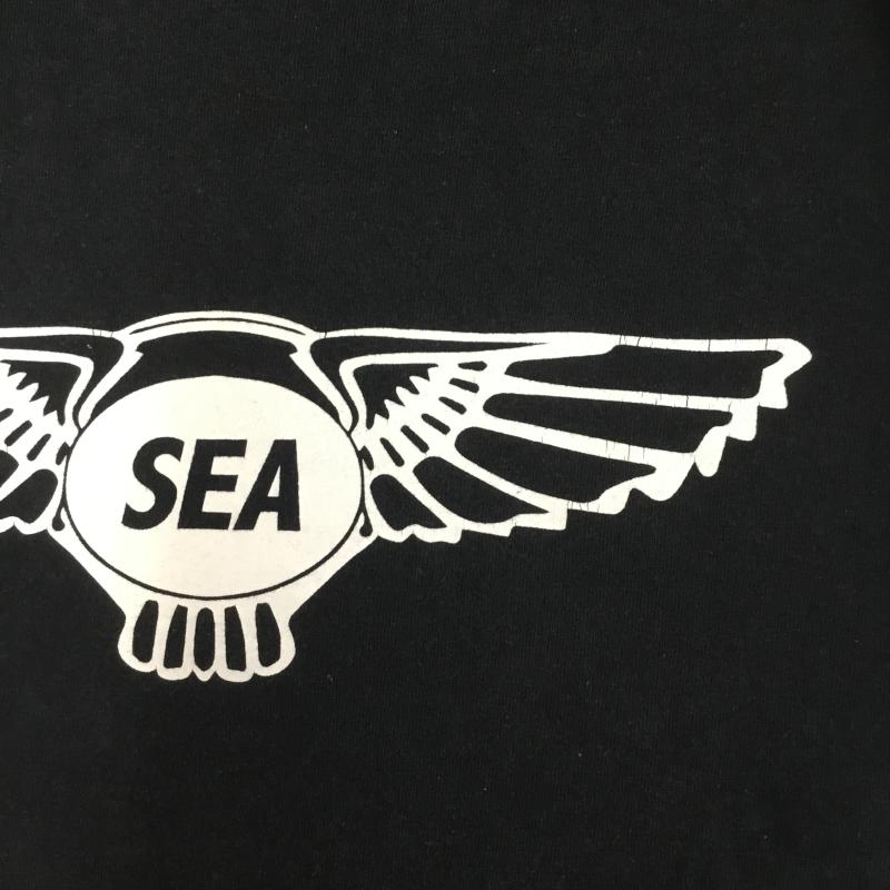 ウィンダンシー WIND AND SEA Tシャツ 半袖 WIND AND SEA ×Devilock WDS-DVLK-03 M ロゴ、文字 黒 / ブラック / X 白 / ホワイト / メンズ USED 古着 中古 10127966