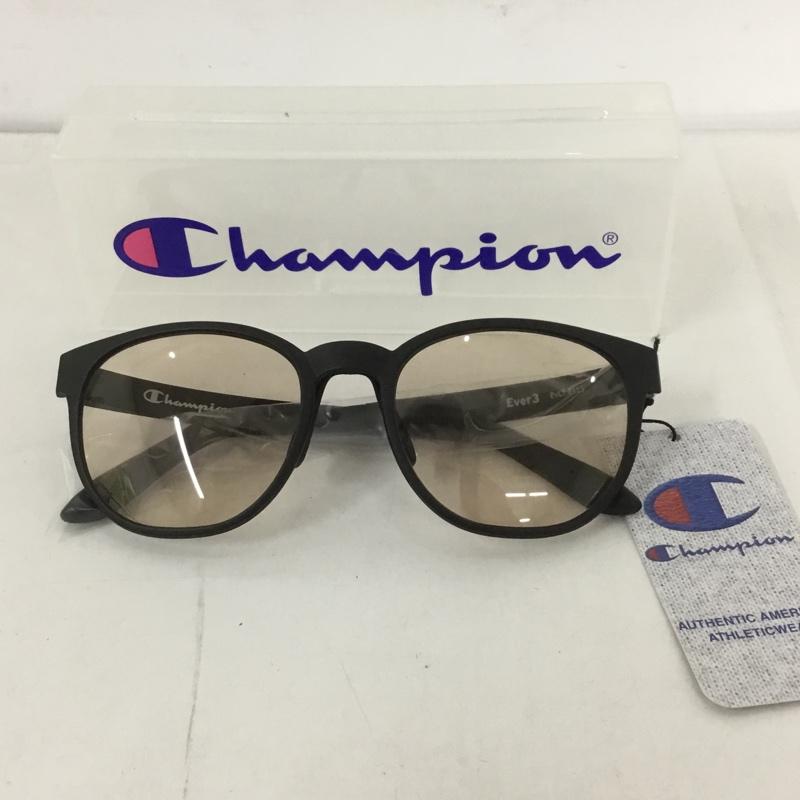 チャンピオン Champion めがね・サングラス サングラス EvLT2113 Ever3 カラーレンズ ワンポイント 黒 / ブラック / メンズ USED 古着 中古 10126890