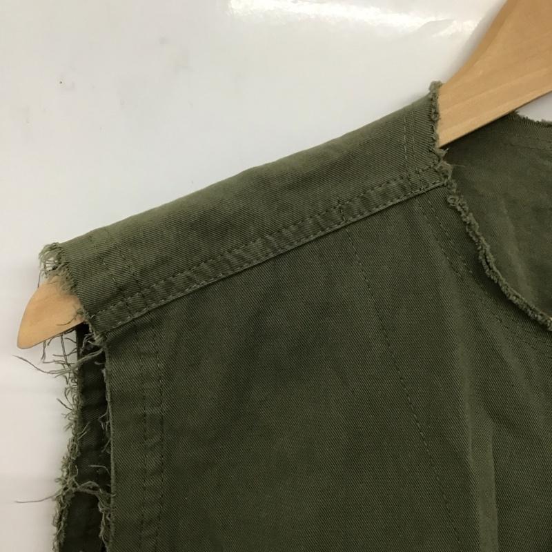 ミスティック mystic ベスト ベスト FREE 無地 カーキ / カーキ / レディース USED 古着 中古 10130239