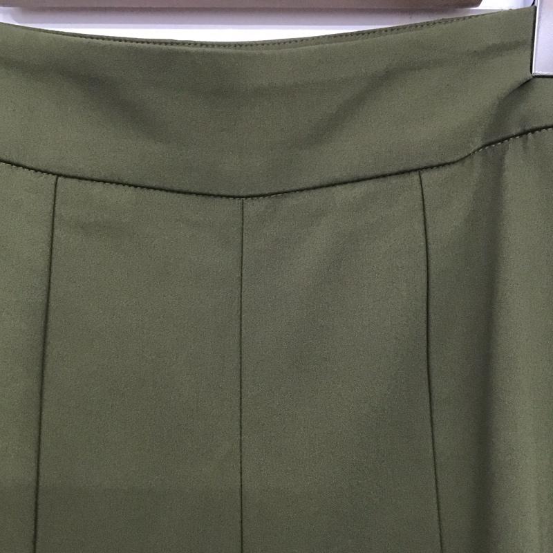 アーバンリサーチ URBAN RESEARCH パンツ スラックス wH95-24M006 クロップド丈 ストレッチ S 無地 カーキ / カーキ / レディース USED 古着 中古 10139358