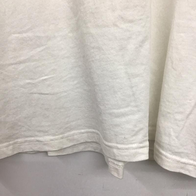 ローリーズファーム LOWRYS FARM Tシャツ 半袖 半袖カットソー プリントTシャツ クルーネックカットソー FREE プリント 白 / ホワイト / レディース USED 古着 中古 10135071