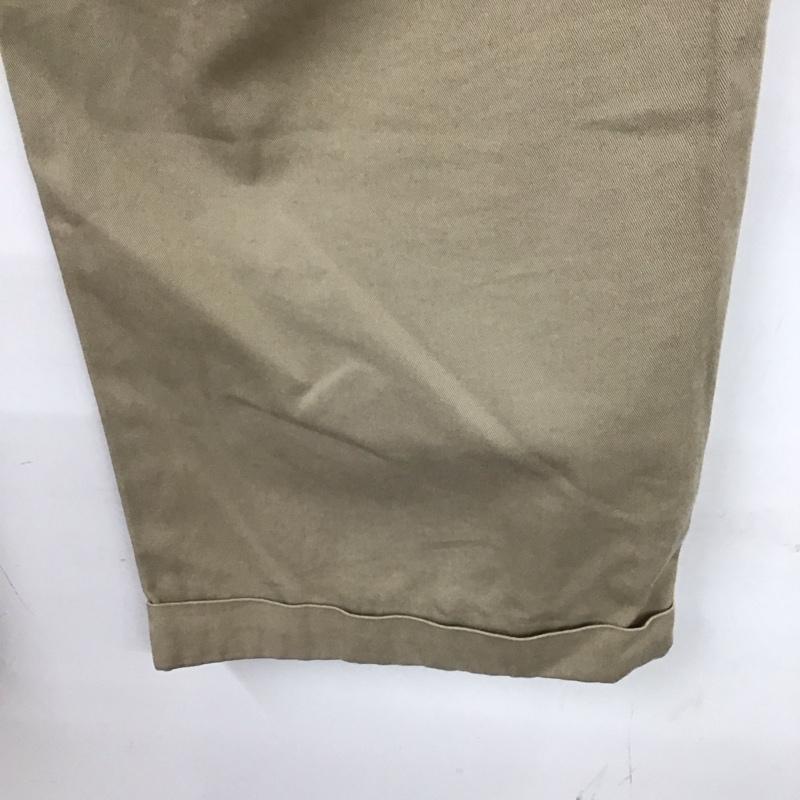 フレッドペリー FRED PERRY パンツ チノパン チノパン ワイドパンツ カジュアルパンツ L 無地 ベージュ / ベージュ /  メンズ USED 古着 中古 10128630