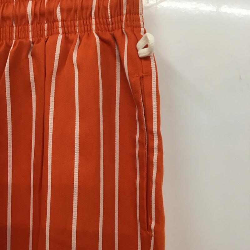 クックマン COOKMAN パンツ ワークパンツ、ペインターパンツ ワークパンツ ワイドパンツ カジュアルパンツ L ストライプ 橙 / オレンジ / メンズ USED 古着 中古 10135572