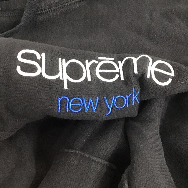 シュプリーム Supreme パーカー 長袖 2016aw ブラックフーディーパーカー プルオーバーパーカー 長袖スウェット M ロゴ、文字 黒 / ブラック / メンズ USED 古着 中古 10136731