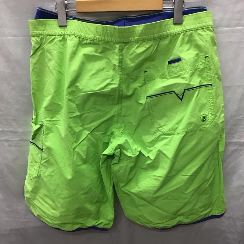 ディーゼル DIESEL パンツ ショートパンツ スイムパンツ M ロゴ、文字 薄緑 / ライトグリーン / X 紫 / パープル /  メンズ USED 古着 中古 10122600