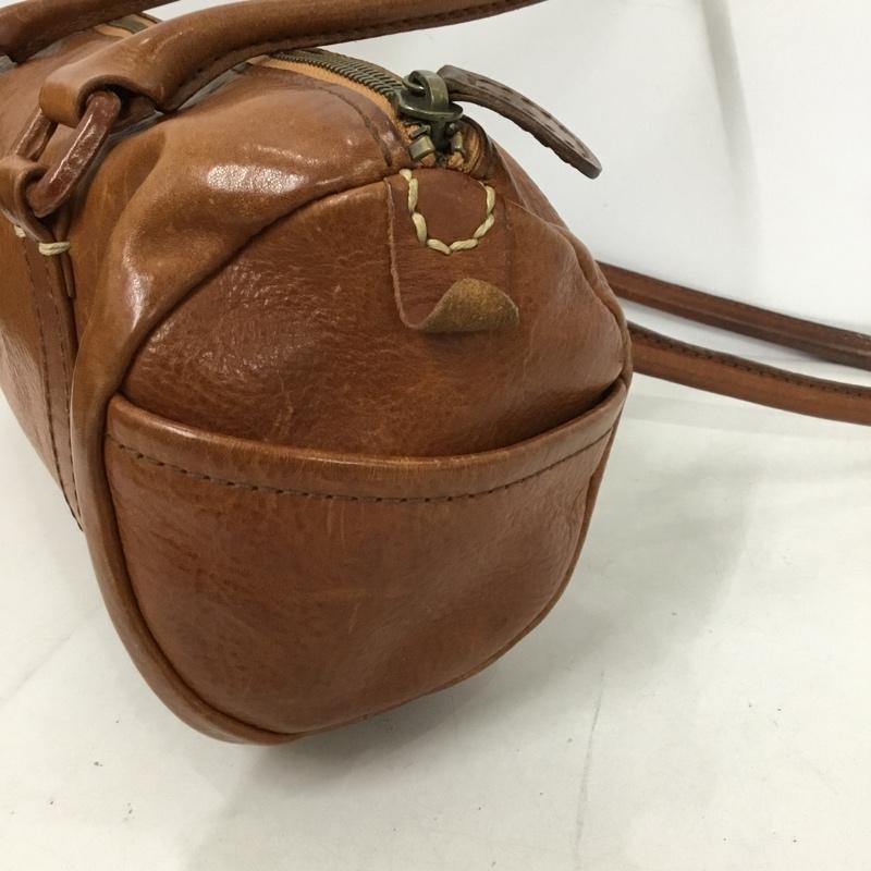 ゲンテン genten ハンドバッグ ハンドバッグ レザー 無地 茶 / ブラウン / レディース USED 古着 中古 10129110
