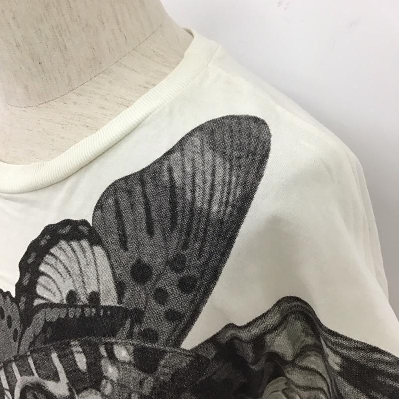 ディーゼル DIESEL Tシャツ 半袖 半袖カットソー プリントTシャツ クルーネックカットソー プリント 白 / ホワイト / メンズ USED 古着 中古 10107110