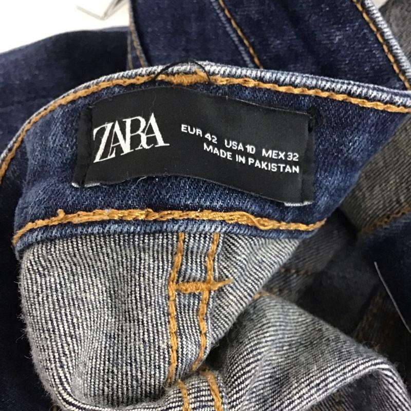 ザラ ZARA パンツ デニム、ジーンズ デニムパンツ スリムパンツ カジュアルパンツ ストレッチパンツ 42 無地 インディゴ / インディゴ / メンズ USED 古着 中古 10133085