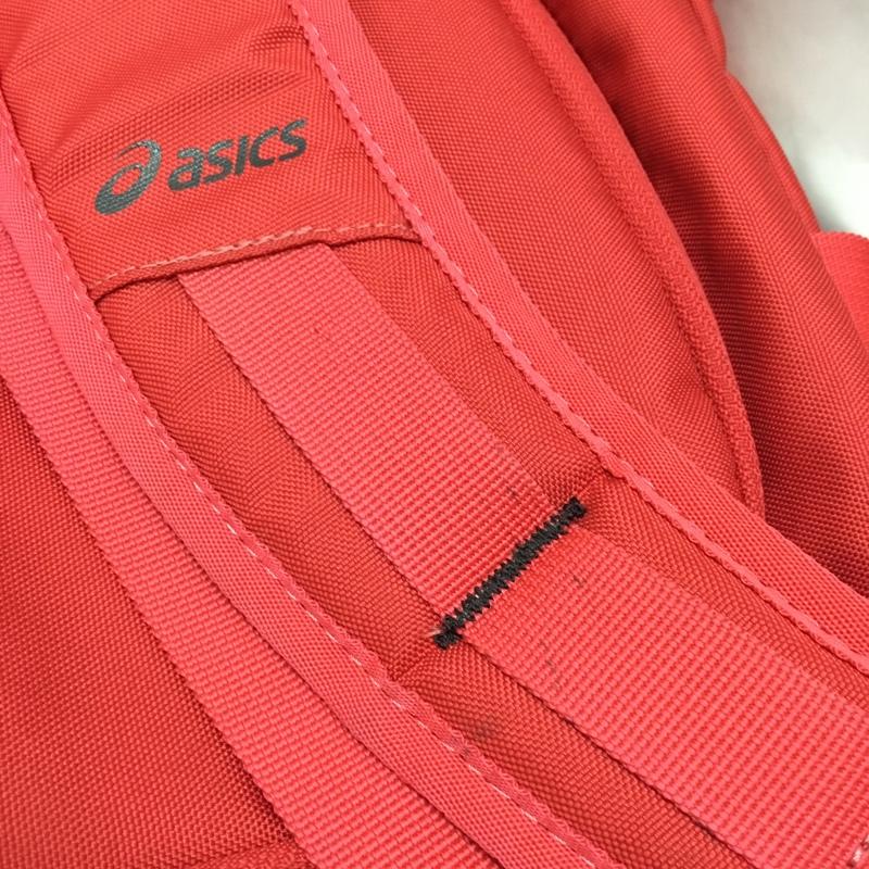 アシックス ASICS ボストンバッグ ボストンバッグ EBA414 バックパック 3WAY ダッフル40 ショルダー ロゴ、文字 赤 / レッド / メンズ USED 古着 中古 10109583