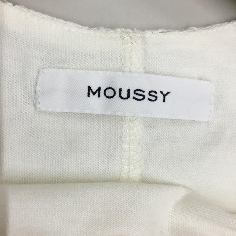 マウジー MOUSSY トップス トップス 0108SW80-0980 ノースリーブ チュニック FREE レース柄 オフホワイト / オフホワイト / レディース USED 古着 中古 10118187