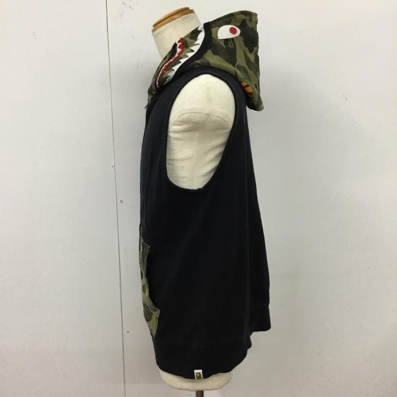 アベイシングエイプ A BATHING APE ベスト ベスト ジップアップベスト パーカーベスト ノースリーブカットソー L プリント マルチカラー / マルチカラー / メンズ USED 古着 中古 10120650