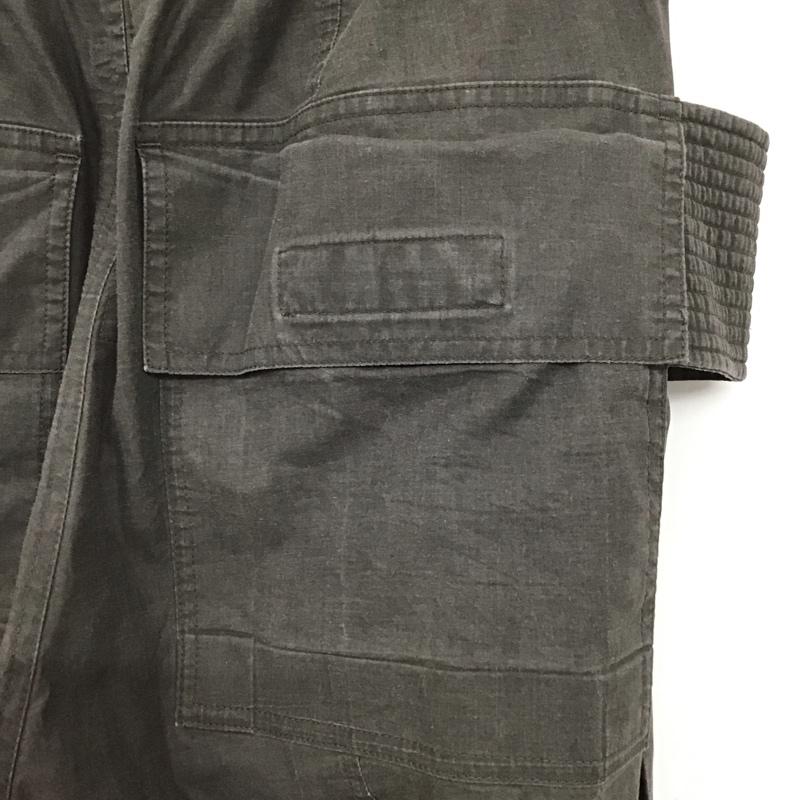 ダークシャドウ DRKSHDW パンツ ワークパンツ、ペインターパンツ 22SS CreatchCargoCroppedDrawstring ワイドパンツ L 無地 灰 / グレー / メンズ USED 古着 中古 10126187