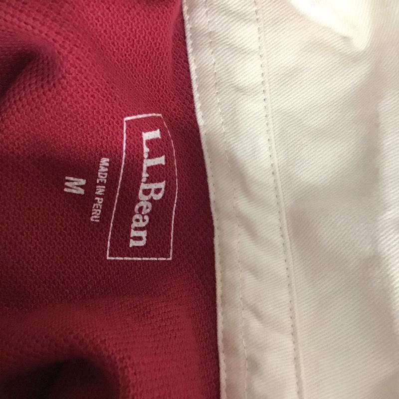 エルエルビーン L.L.Bean ポロシャツ 半袖 半袖ポロシャツ カラーシャツカットソー 半袖カットソー M 無地 えんじ / ワインレッド /  メンズ USED 古着 中古 10111145