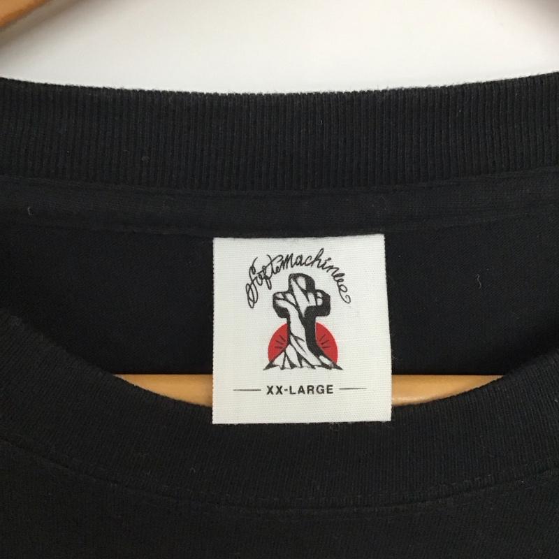 ソフトマシーン Softmachine Tシャツ 半袖 半袖カットソー プリントTシャツ クルーネックカットソー XXL プリント 黒 / ブラック / メンズ USED 古着 中古 10137638