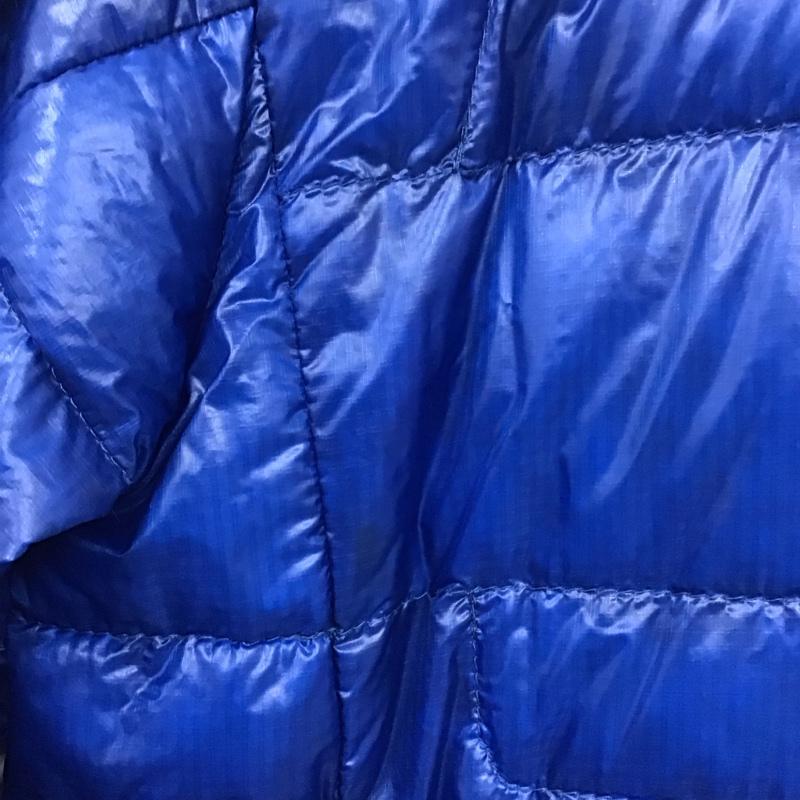 ザノースフェイス THE NORTH FACE ジャケット、上着 ダウンジャケット NDW18171 LIGHT HEAT HOODIE M ロゴ、文字 青 / ブルー / レディース USED 古着 中古 10131558