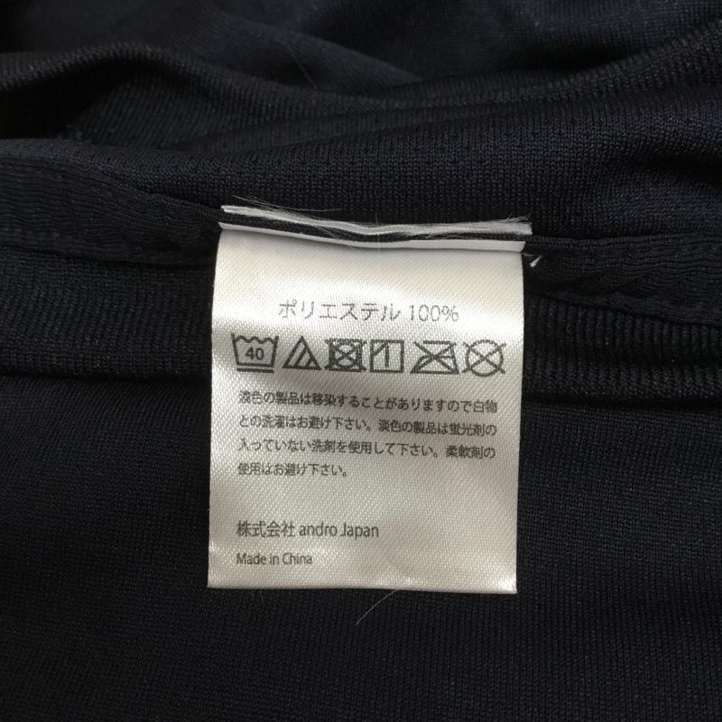 アンドロ andro Tシャツ 半袖 30570318 ナパT タグ付き 卓球ウェア スポーツウェア L ロゴ、文字 紺 / ネイビー / X 桃 / ピンク / レディース USED 古着 中古 10135662