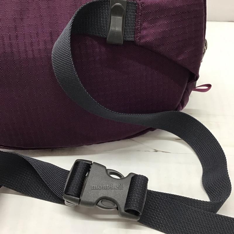 モンベル mont-bell ウエストバッグ ウエストバッグ ウエストポーチ ボディバッグ ロゴ、文字 紫 / パープル / メンズ USED 古着 中古 10116978