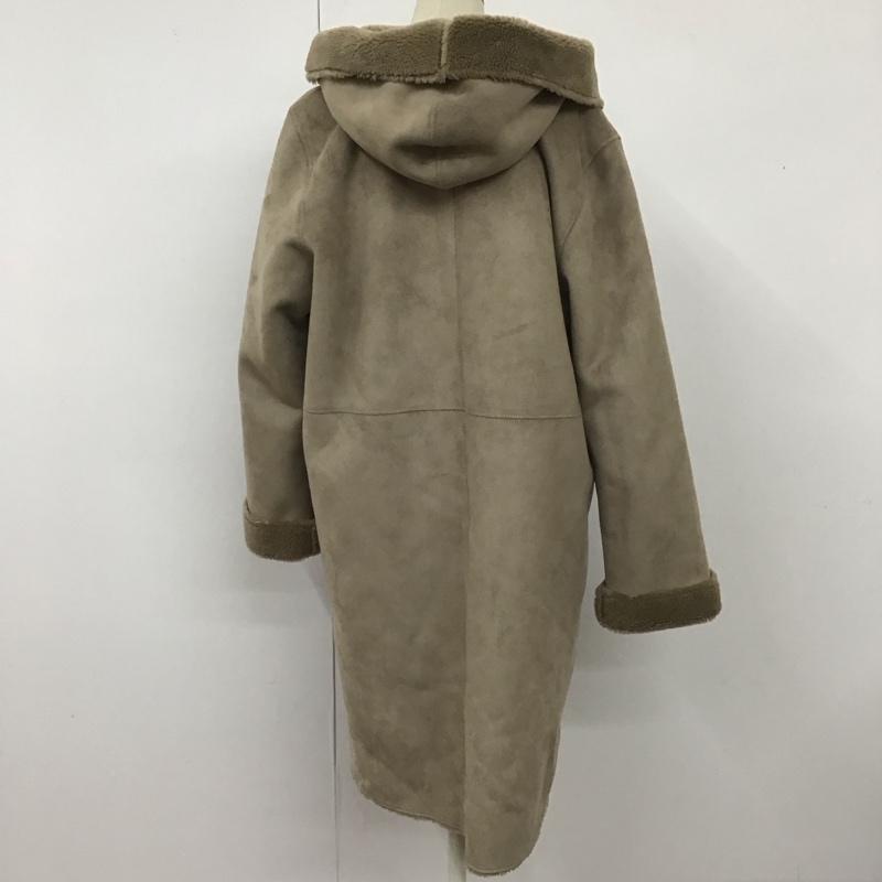 アーバンリサーチドアーズ URBAN RESEARCH DOORS ジャケット、上着 ジャンパー、ブルゾン dr62-27m017 フェイクムートンコート ロングコート アウター 無地 ベージュ / ベージュ / レディース USED 古着 中古 10112182