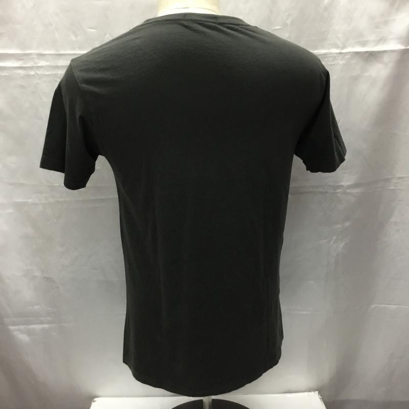 ポールスミスジーンズ Paul Smith JEANS Tシャツ 半袖 半袖カットソー プリントTシャツ クルーネックカットソー M ロゴ、文字 黒 / ブラック / メンズ USED 古着 中古 10106502