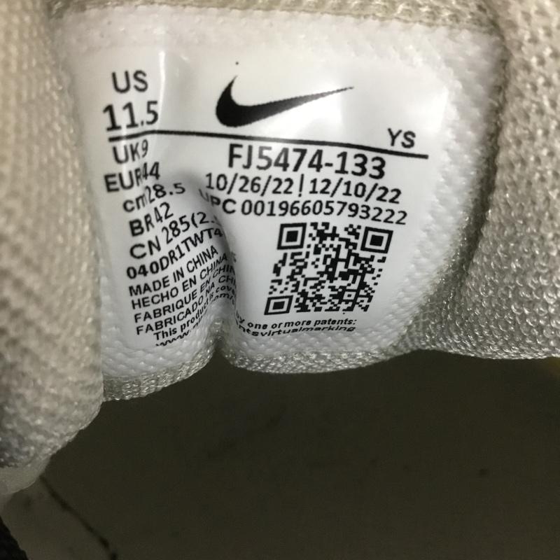 ナイキ NIKE スニーカー スニーカー FJ5474 133 W ZOOM VOMERO 5 PRM 28.5cm 箱有 28.5cm ロゴ、文字 灰 / グレー / X 黒 / ブラック / X アイボリー / アイボリー / メンズ USED 古着 中古 10137867