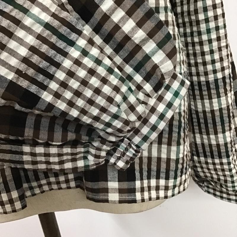マウジー MOUSSY シャツ、ブラウス 長袖 010css30-0510 CHECKPUFFSLEEVEBLOUSE 長袖シャツ 前開シャツ ノーカラーシャツ FREE チェック マルチカラー / マルチカラー / レディース USED 古着 中古 10105849