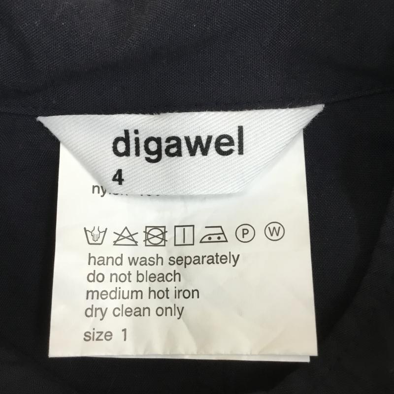 ディガウェル DIGAWEL コート トレンチコート 1 無地 紺 / ネイビー / メンズ USED 古着 中古 10112612