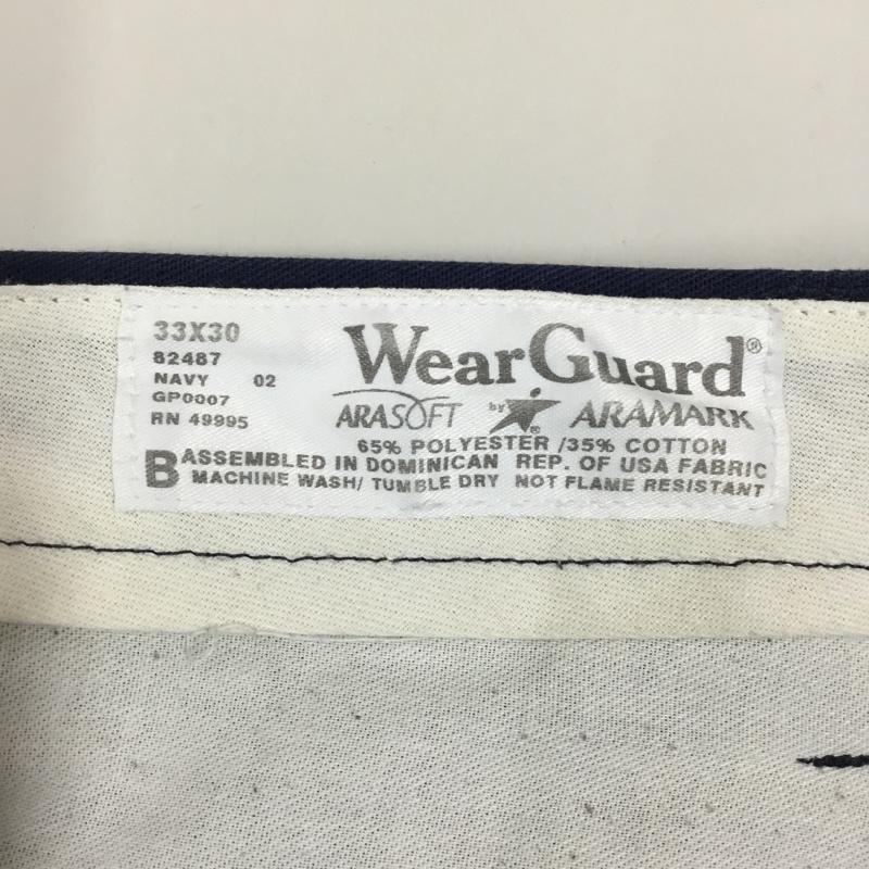 古着 USED パンツ チノパン WearGuard 33×33 無地 紺 / ネイビー /  メンズ USED 古着 中古 10121001