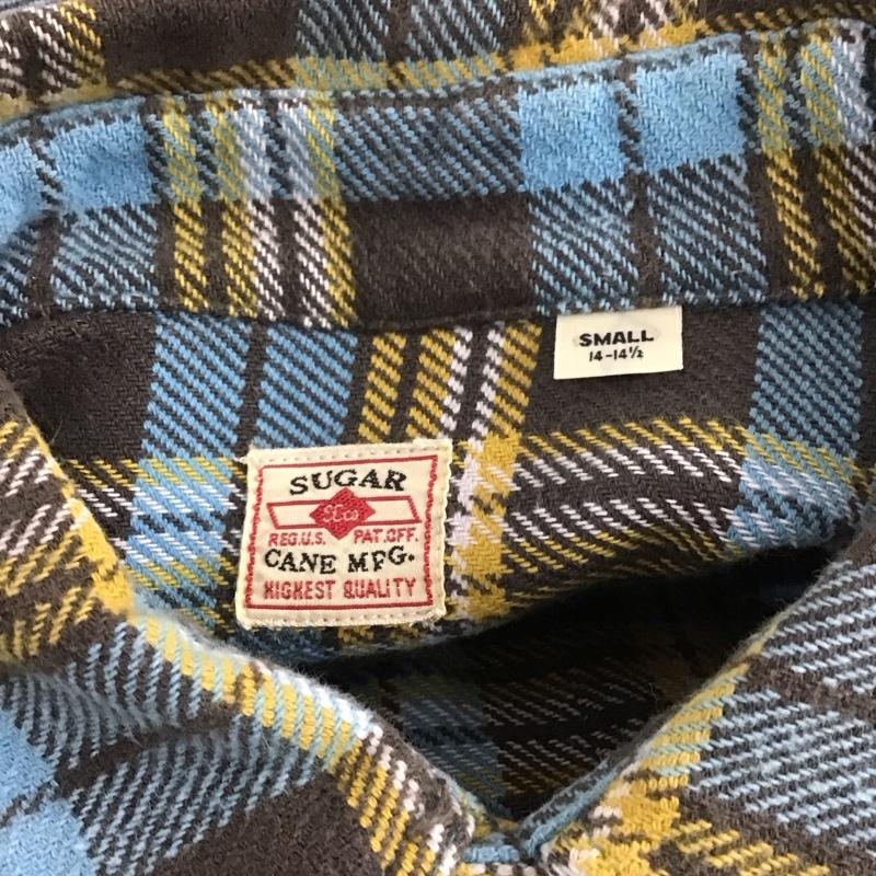 シュガーケーン SUGAR CANE シャツ、ブラウス 長袖 長袖シャツ カラーシャツ ポケットシャツ 長袖カットソー チェックシャツ S チェック マルチカラー / マルチカラー / メンズ USED 古着 中古 10106307
