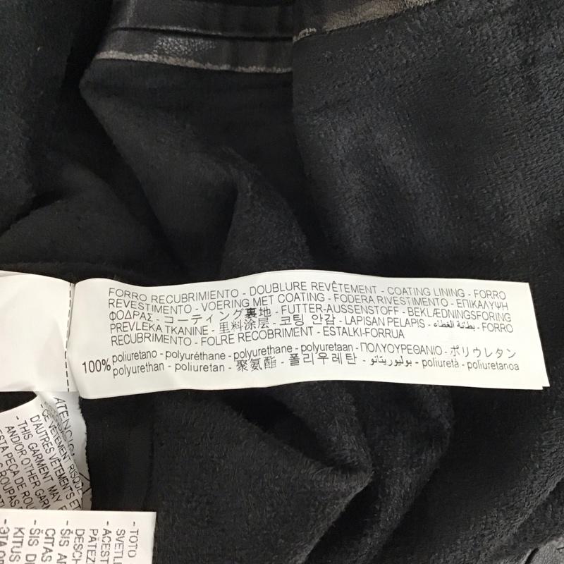 ザラ ZARA ワンピース ロングスカート 8457 560 800 フェイクレザー ジャンパースカート S 無地 黒 / ブラック / レディース USED 古着 中古 10118792