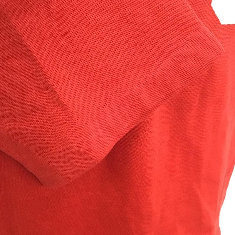 アヴィレックス AVIREX カットソー 七分袖 七分丈カットソー クルーネックカットソー プリントTシャツ 70s M プリント 赤 / レッド / メンズ USED 古着 中古 10107008