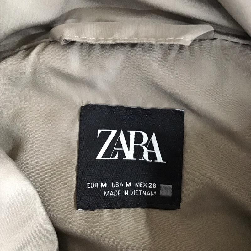 ザラ ZARA ジャケット、上着 ジャケット、ブレザー 3046 232 706 中綿ジャケット M 無地 灰 / グレー / レディース USED 古着 中古 10118466