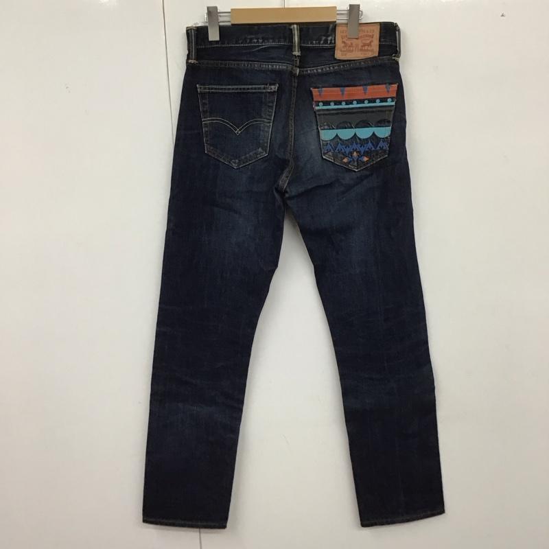 リーバイストラウスアンドコー Levi Strauss & co. パンツ デニム、ジーンズ デニムパンツ ワイドパンツ カジュアルパンツ Gパン 30インチ 無地 インディゴ / インディゴ /  メンズ USED 古着 中古 10128631