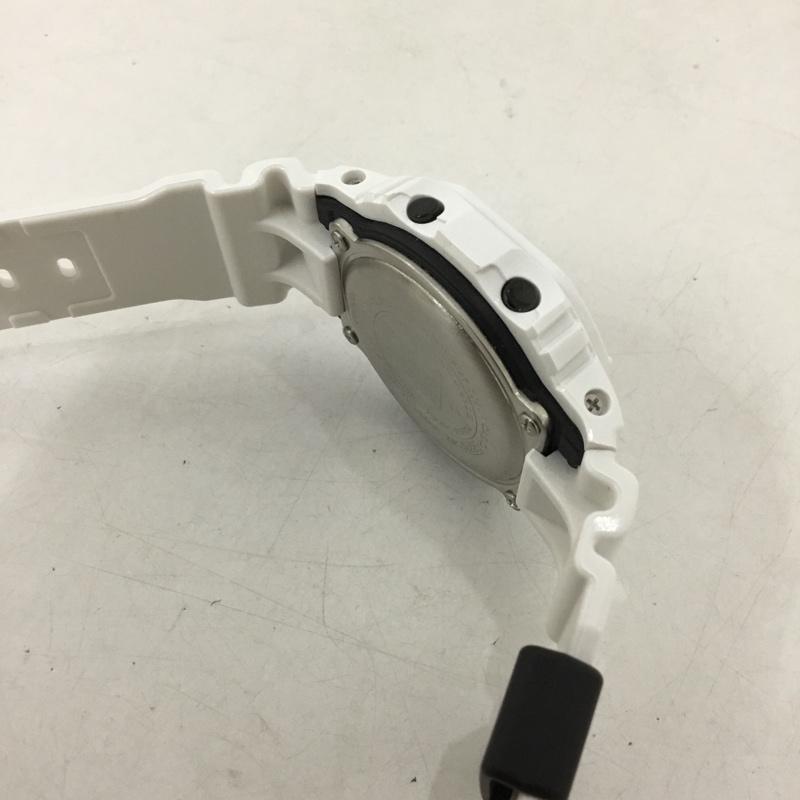 ジーショック G-SHOCK 腕時計 デジタル GWX-5600C スポーツ ソーラー電波 G-LIDE ロゴ、文字 白 / ホワイト / メンズ USED 古着 中古 10144347