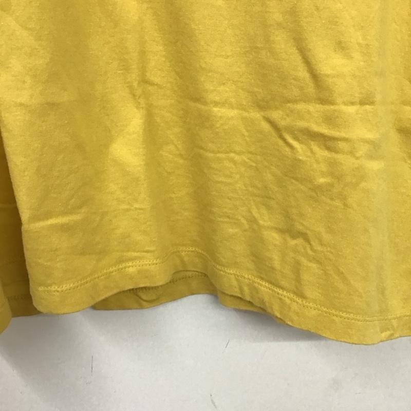 パタゴニア patagonia Tシャツ 半袖 37532 スカイライン オーガニック イージーカット ポケット ティー S ロゴ、文字 黄 / イエロー / レディース USED 古着 中古 10131082