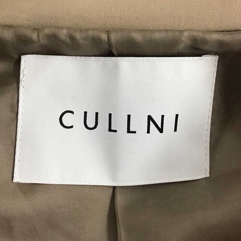 クルニ CULLNI コート コート一般 ロングコート カラージャケット アウター 2 無地 ベージュ / ベージュ / メンズ USED 古着 中古 10131737