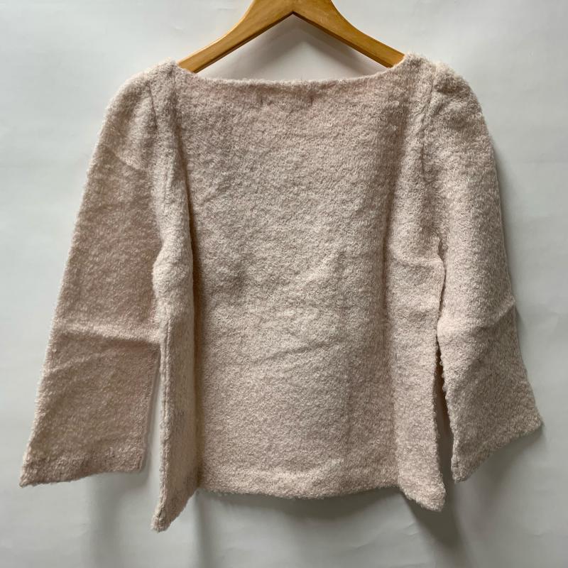 アナイ ANAYI ニット、セーター 長袖 38 無地 桃 / ピンク / レディース USED 古着 中古 10014680