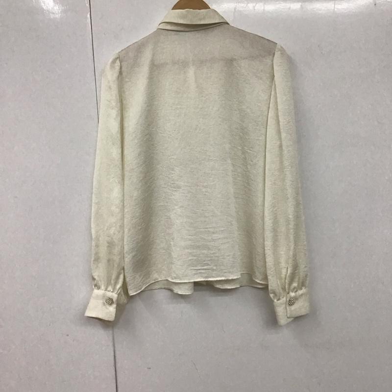 ザラ ZARA シャツ、ブラウス 長袖 M 無地 白 / ホワイト / レディース USED 古着 中古 10130244