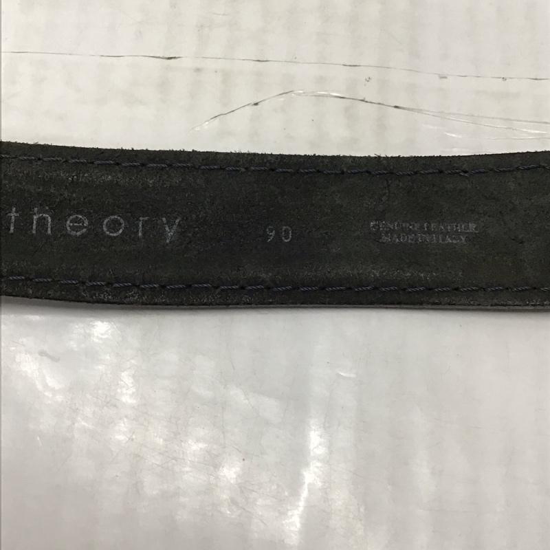 セオリー theory ベルト・バックル ベルト レザー 無地 黒 / ブラック / メンズ USED 古着 中古 10120217