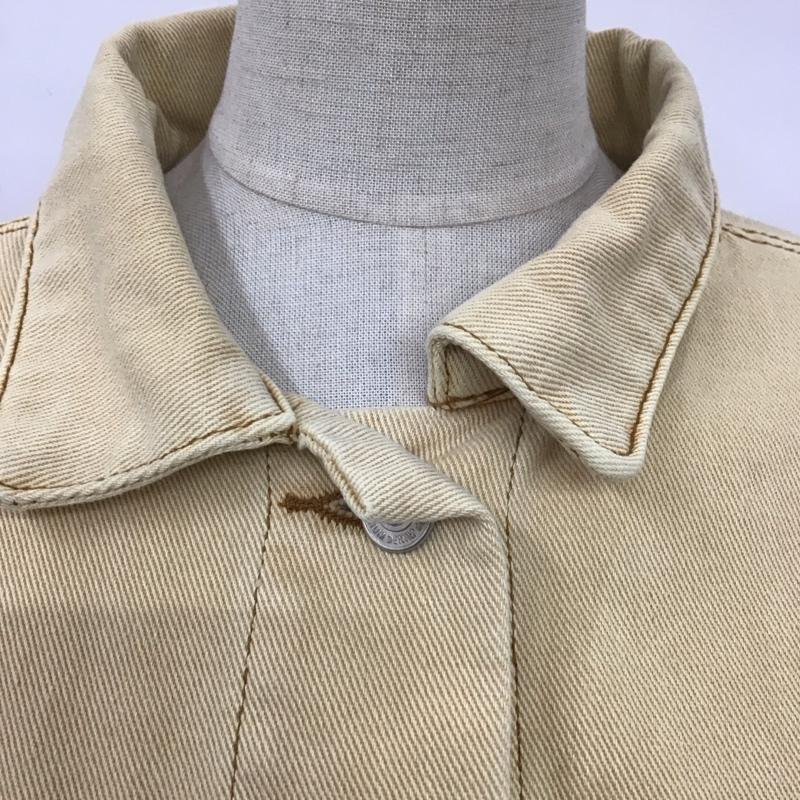 ザラ ZARA ジャケット、上着 ジャケット、ブレザー 1224 043 623 クロップド丈 XS 無地 アイボリー / アイボリー / レディース USED 古着 中古 10117389
