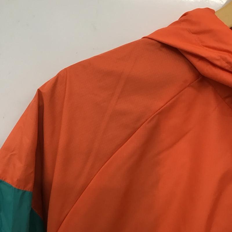 ナイキ NIKE ジャケット、上着 ジャンパー、ブルゾン ar3093-309 ナイロンジャケット ジップアップパーカー XL ロゴ、文字 橙 / オレンジ / X 水色 / ライトブルー / メンズ USED 古着 中古 10134069
