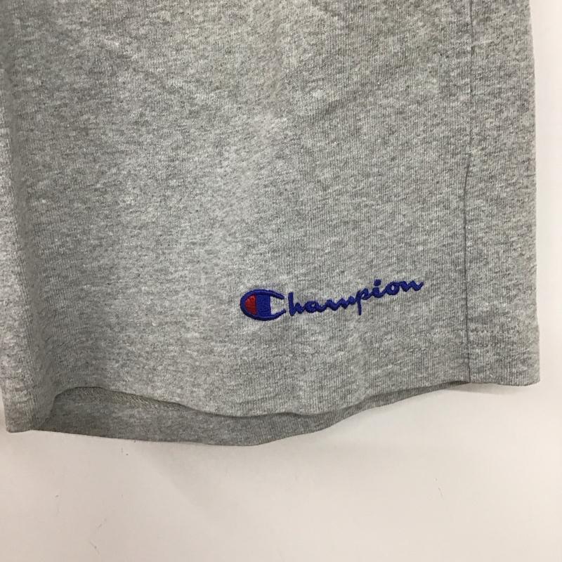 チャンピオン Champion パンツ ショートパンツ C3-X518 ショートパンツ ハーフパンツ M ロゴ、文字 灰 / グレー / メンズ USED 古着 中古 10135455