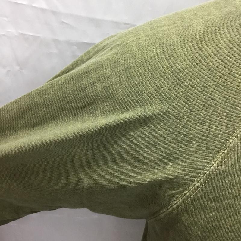 グッドオン Good On カットソー 七分袖 後染 M 無地 カーキ / カーキ / メンズ USED 古着 中古 10106301