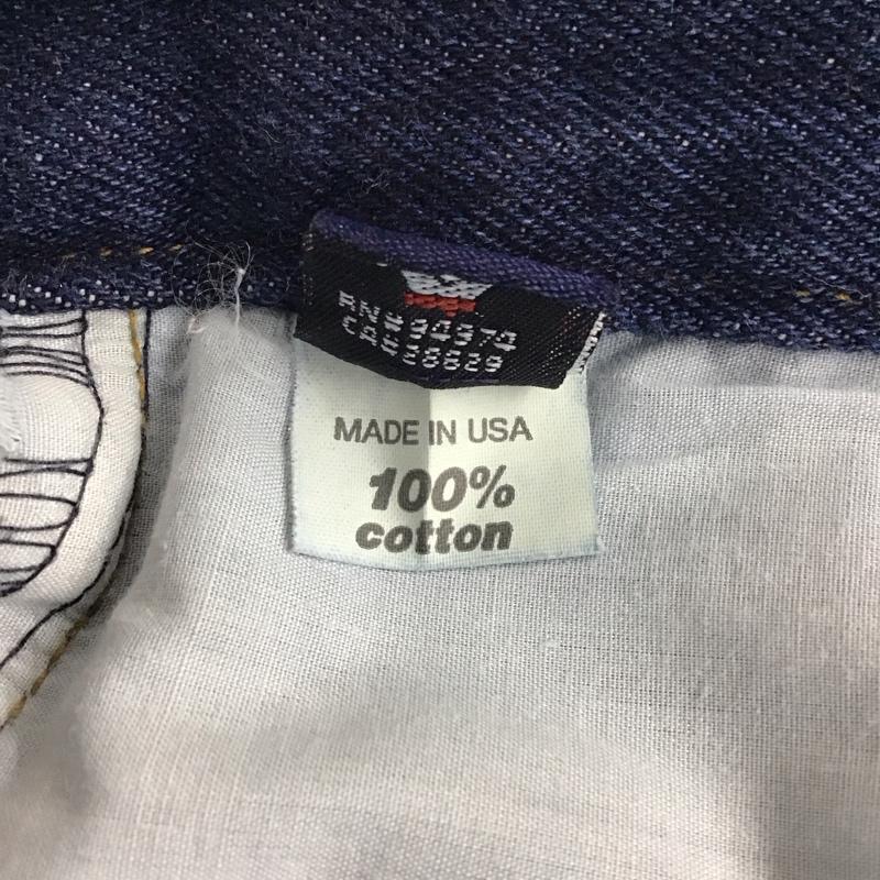 ステューシー STUSSY パンツ デニム、ジーンズ デニムパンツ ワイドパンツ ストレートパンツ カジュアルパンツ 34 無地 インディゴ / インディゴ /  メンズ USED 古着 中古 10121465