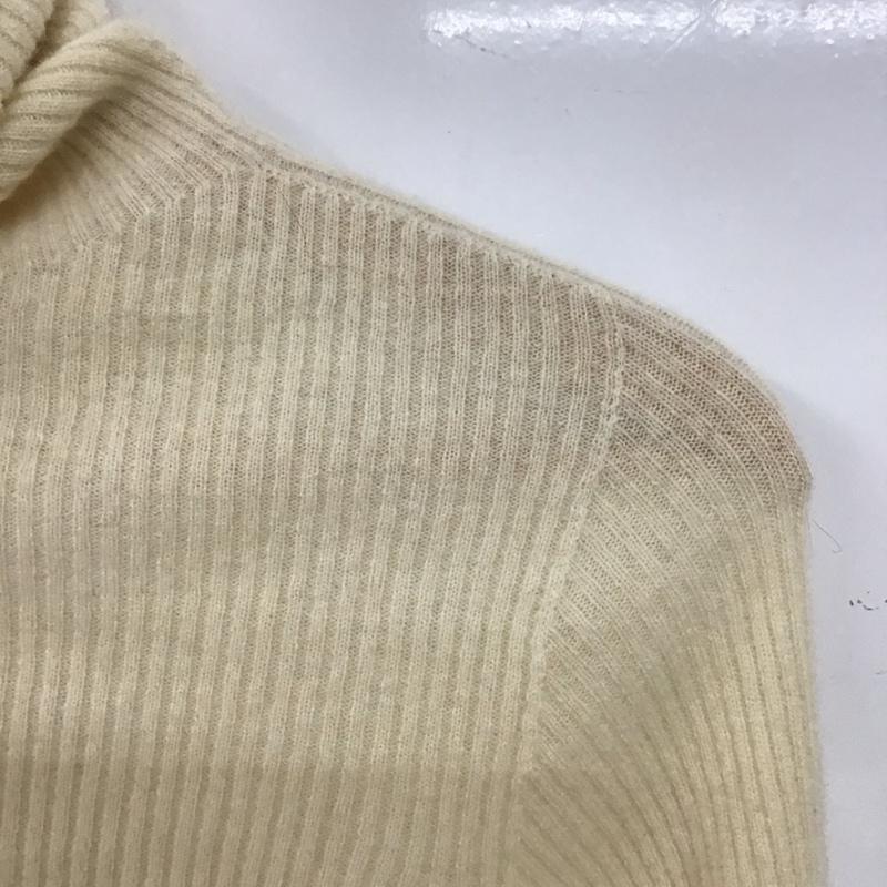 ラネウス LANEUS ニット、セーター 長袖 40 無地 ベージュ / ベージュ / レディース USED 古着 中古 10134214