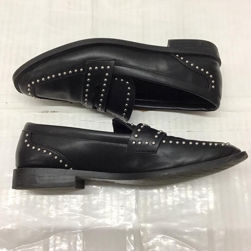 ザラ ZARA ローファー ローファー 3501 710 040 スタッズ EU36 無地 黒 / ブラック / レディース USED 古着 中古 10121625